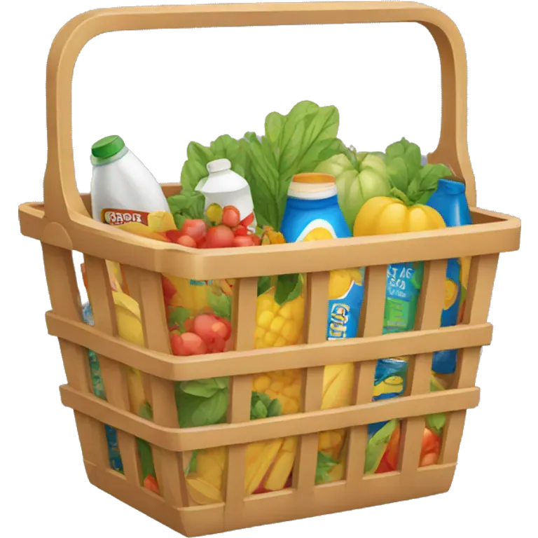 grocery basket emoji
