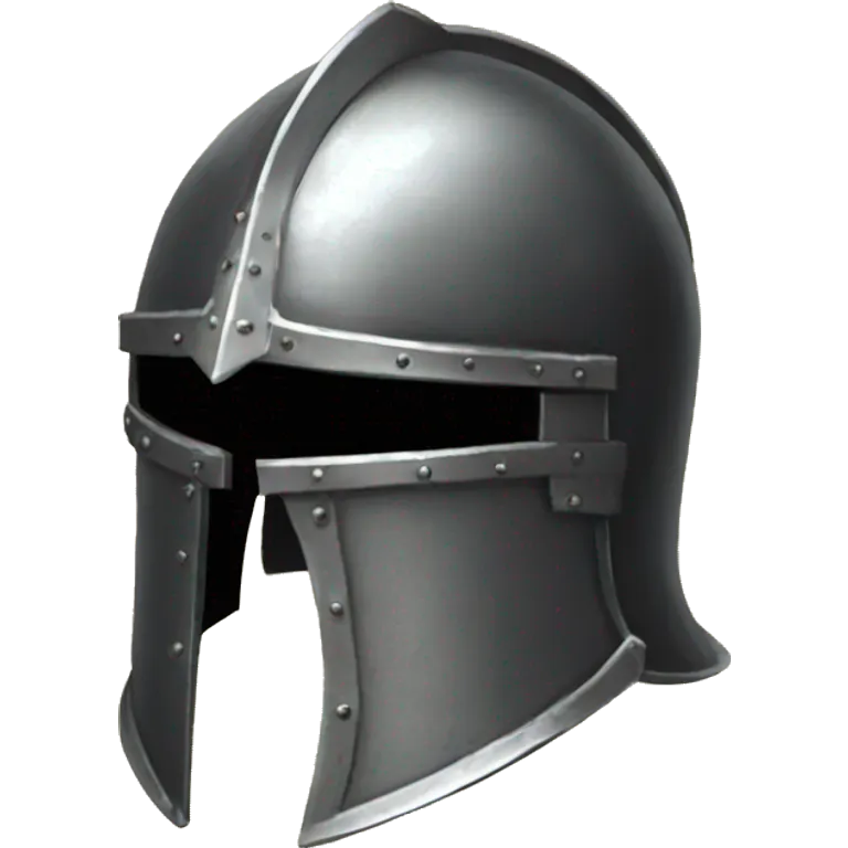 metal knight helmet with visor dark souls emoji