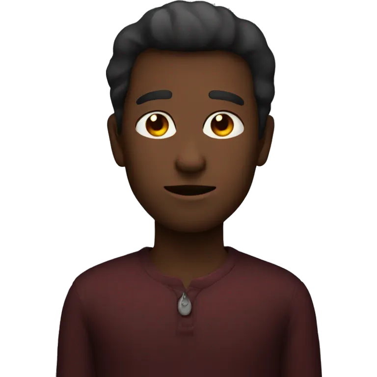 dark red emoji
