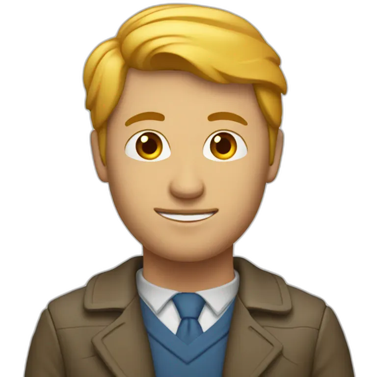 un homme avec un genoux au sol emoji