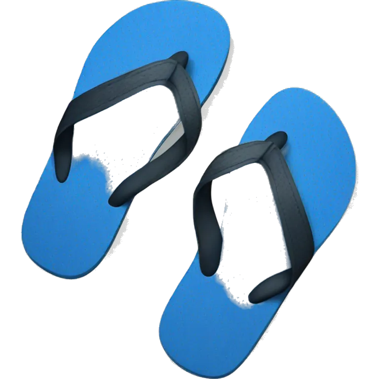Blue flip flops emoji