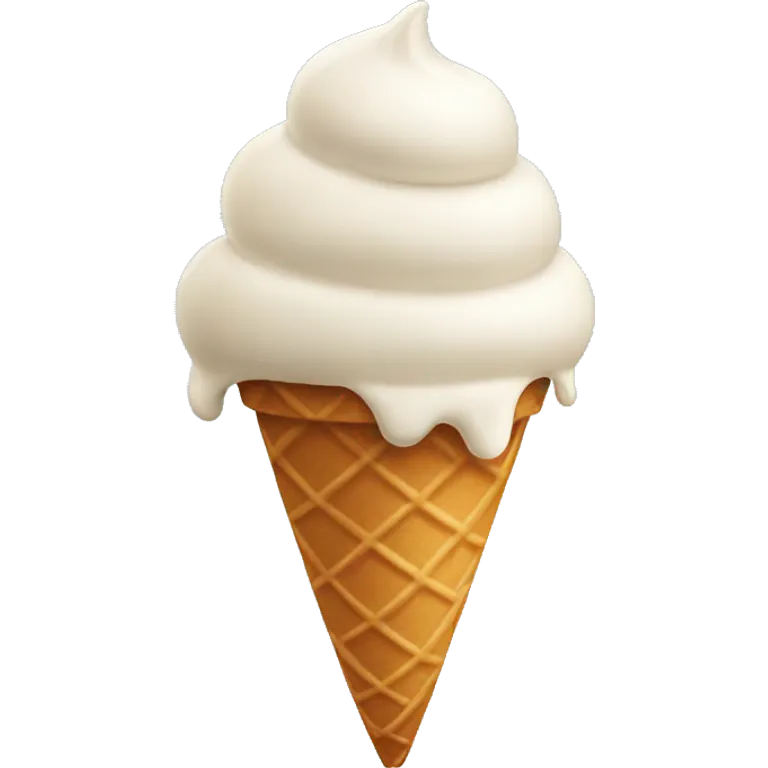 ice cream cone emoji