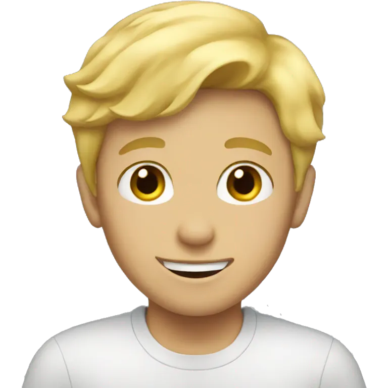blonde boy emoji