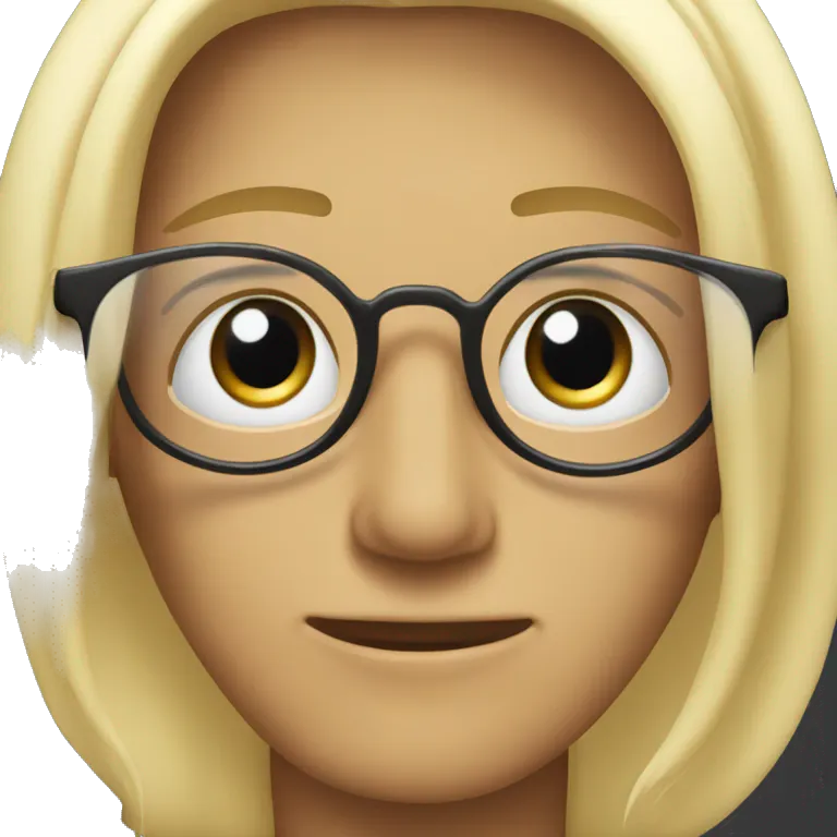 Prete anziano con capelli biondi senza occhiali  emoji
