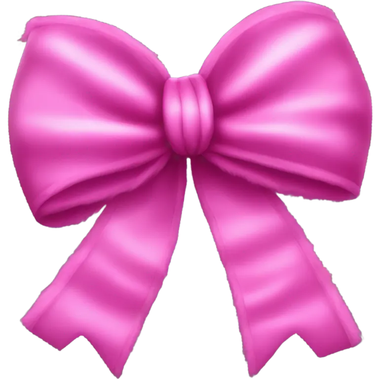 Pink bow emoji