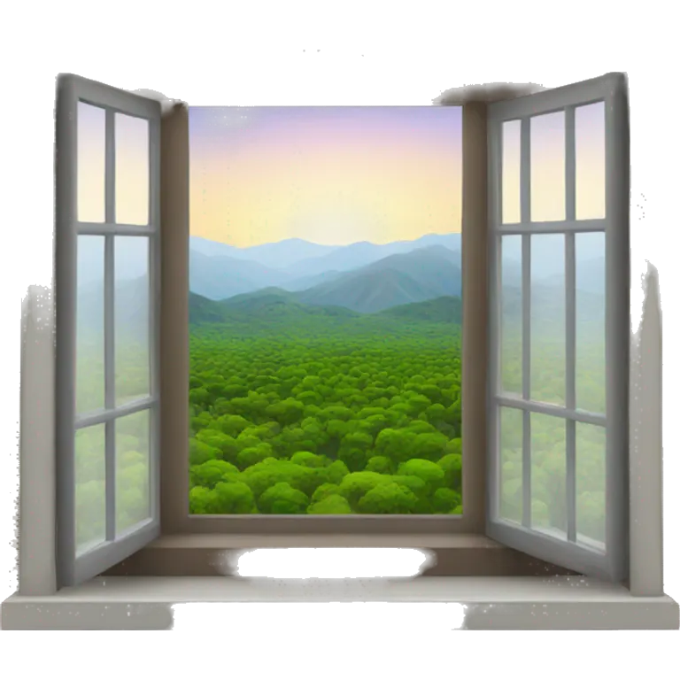 view from a window emoji
