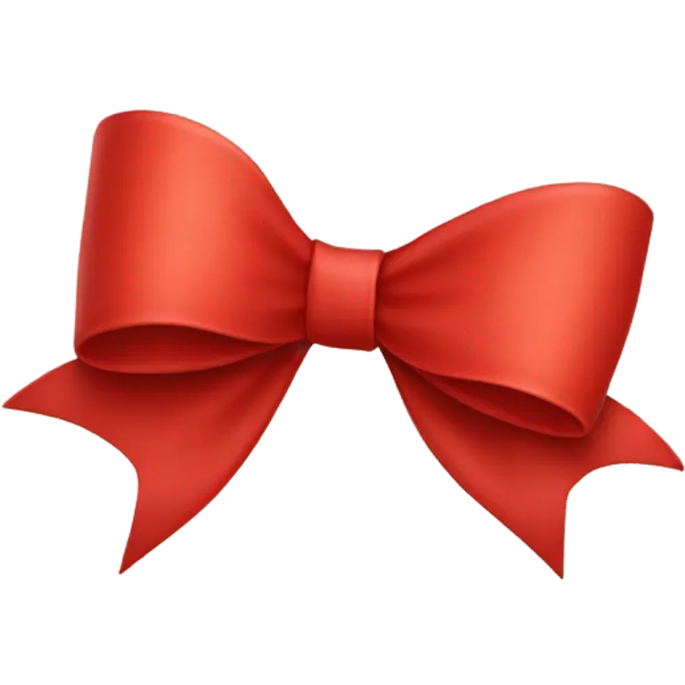 red bow emoji