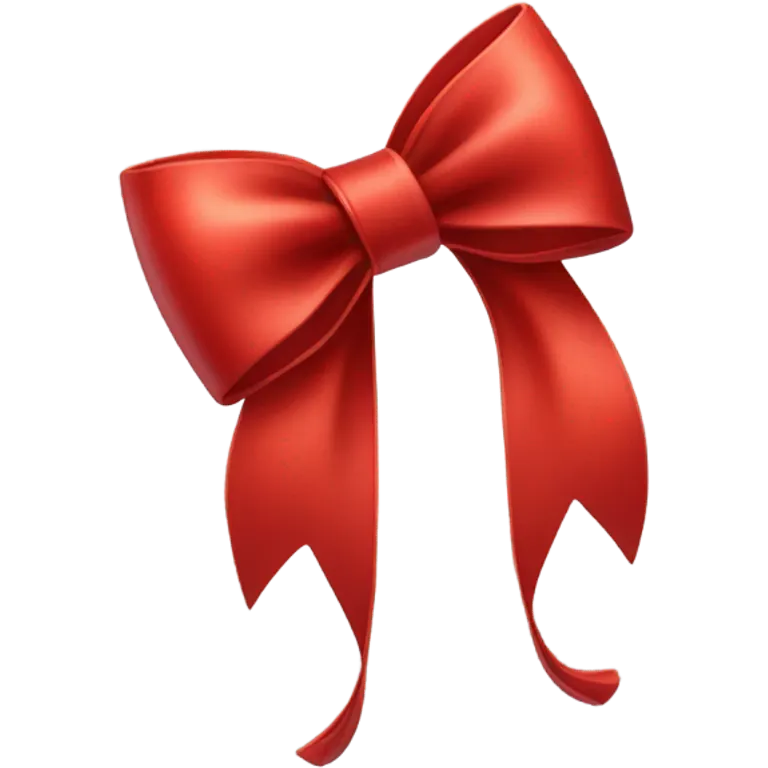 red bow emoji