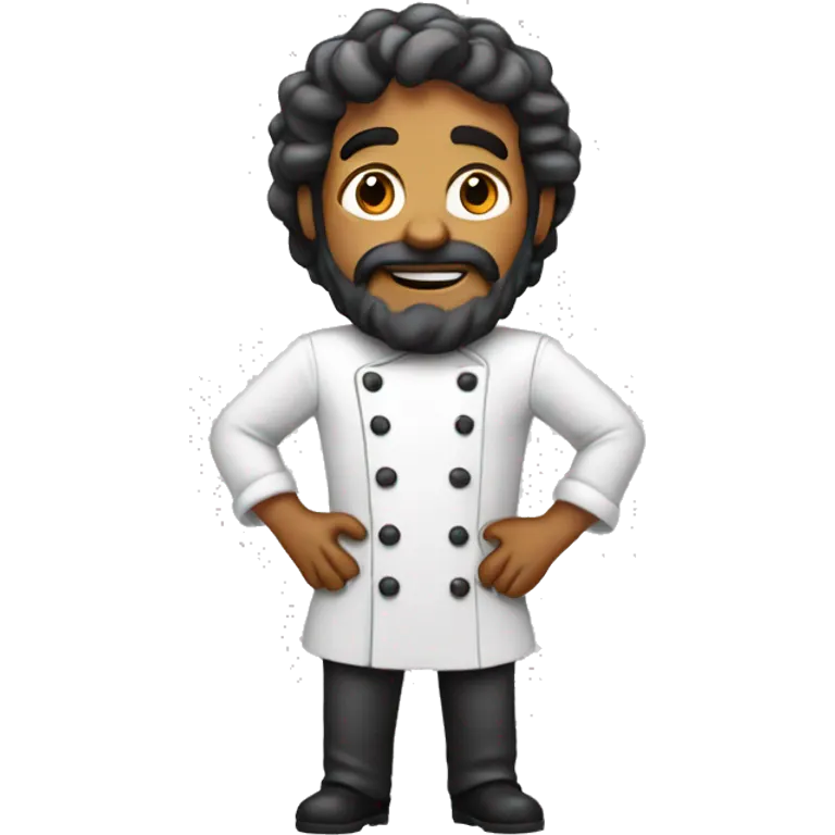 Cocinero CON BARBA emoji