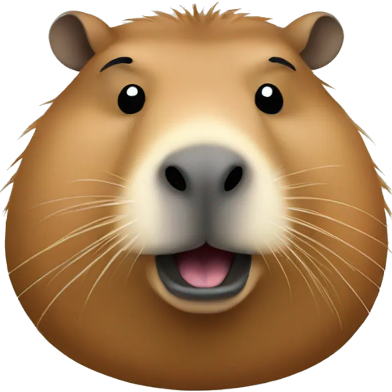 Fat capybara  emoji