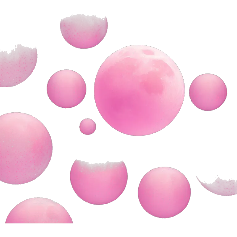 Pink moon  emoji