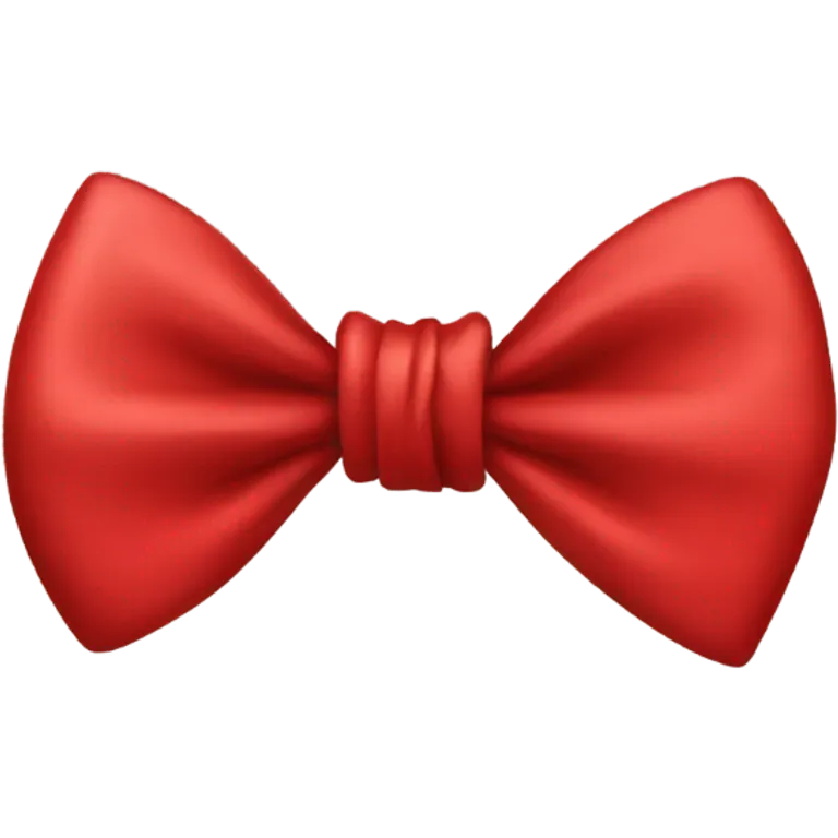 Red bow emoji