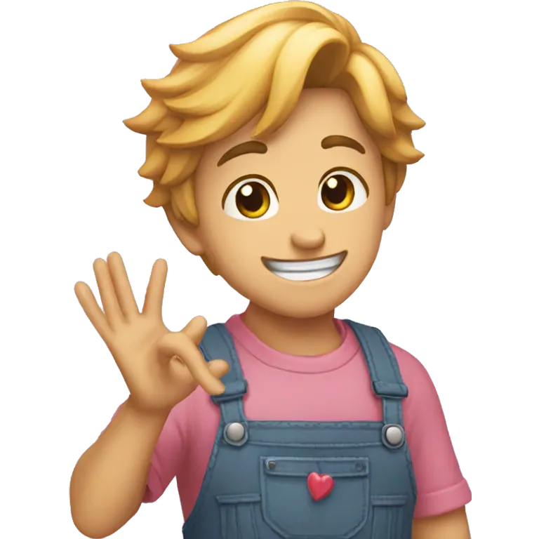 emoji mano haciendo corazon  emoji