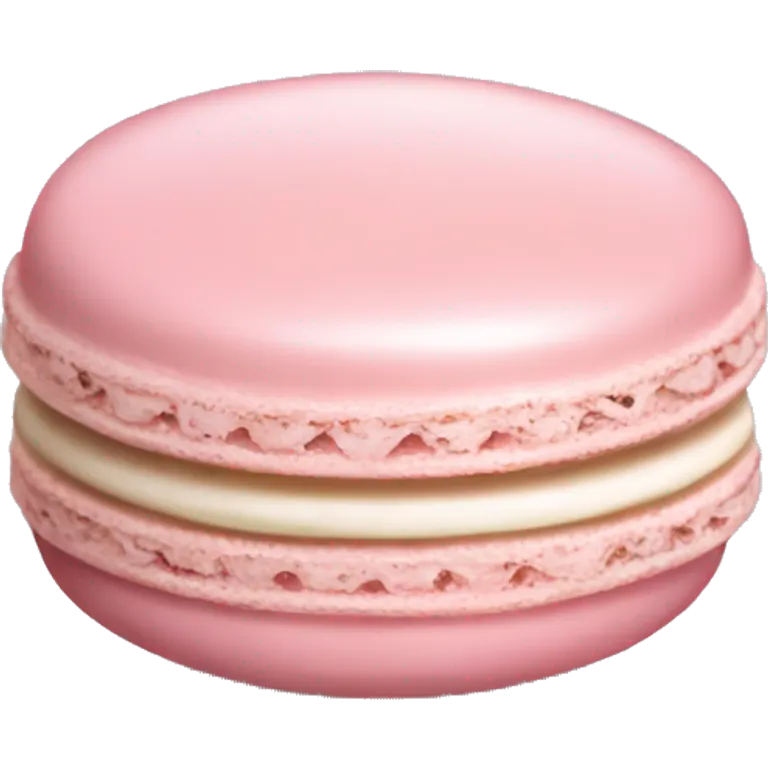 Light pink macaron emoji