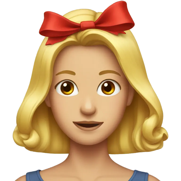 Red bow emoji