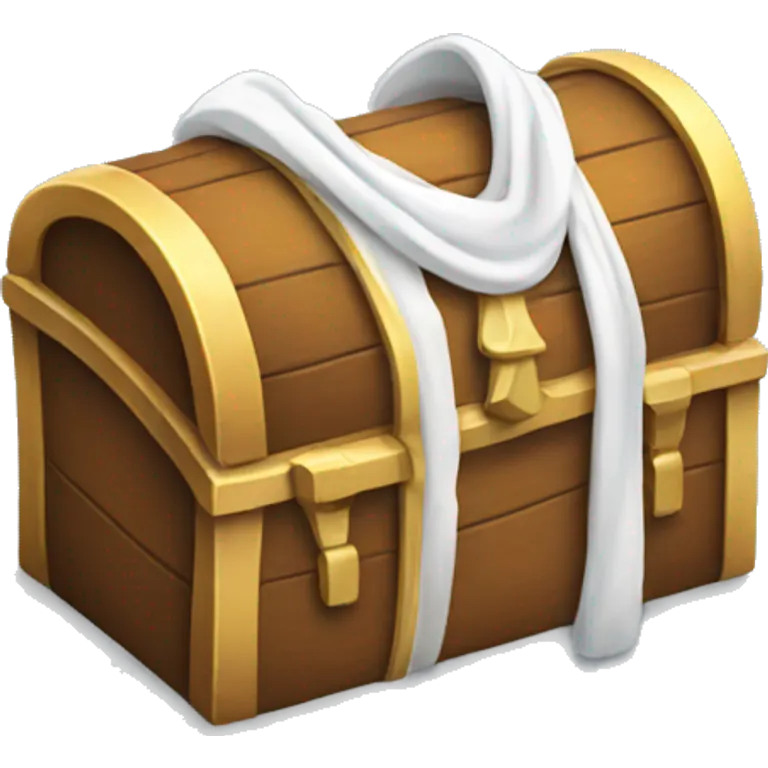 chest in a cast emoji