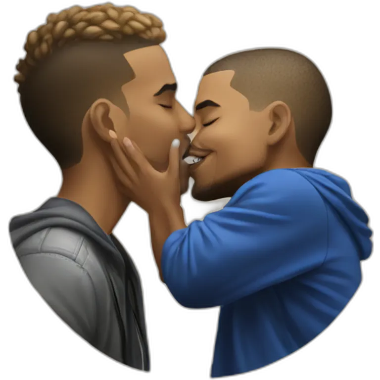Chris Brown Kiss emoji