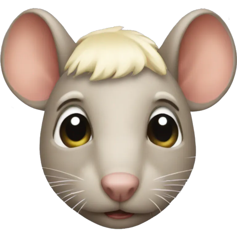 rat with blonde hair emoji
