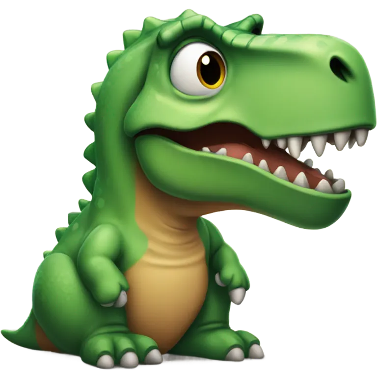 unhappy trex emoji