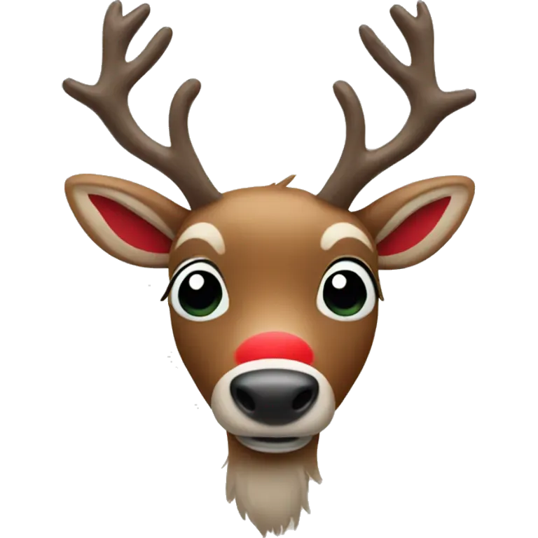 Red Nosed Reindeer emoji
