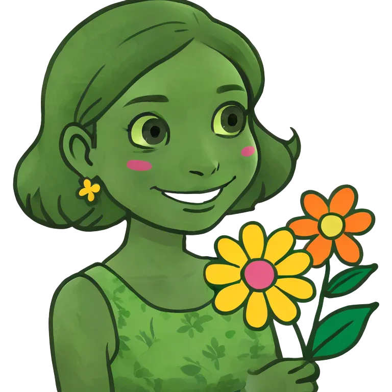 smiling girl looking at viewer emoji