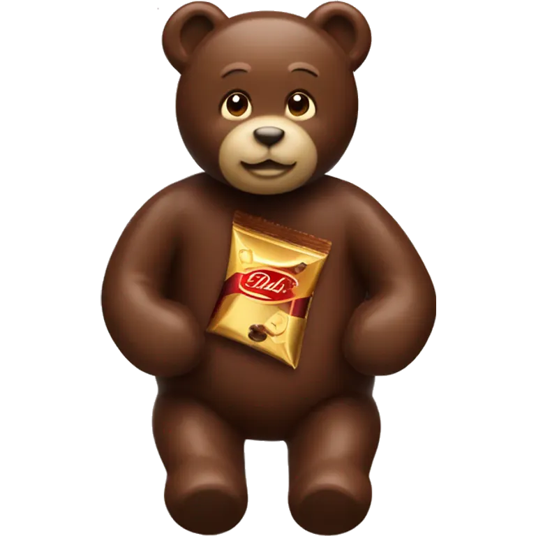 Lindt teddy chocolate  emoji