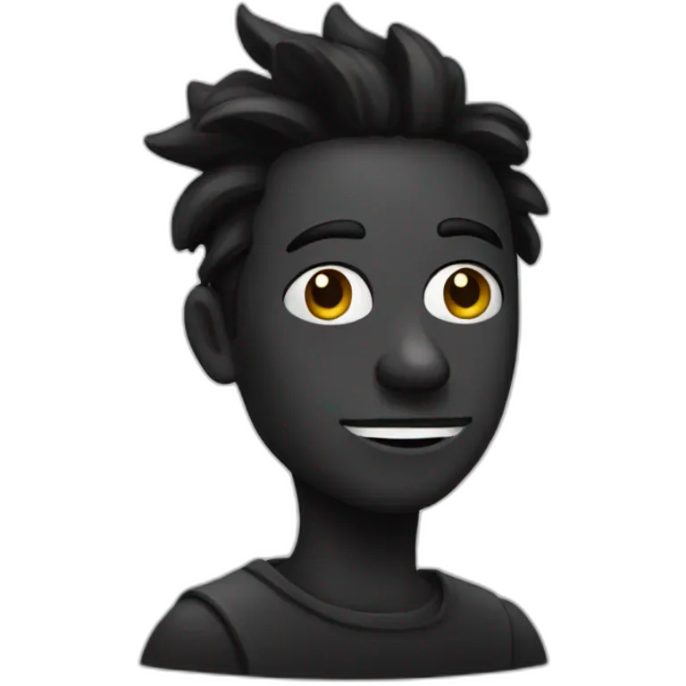 zemour avec un noir emoji