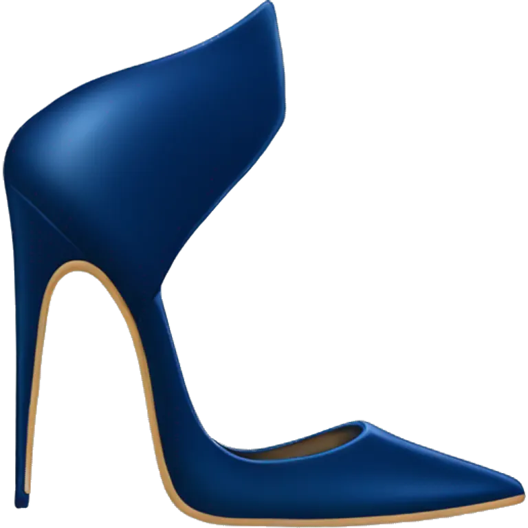 dark blue stiletto emoji