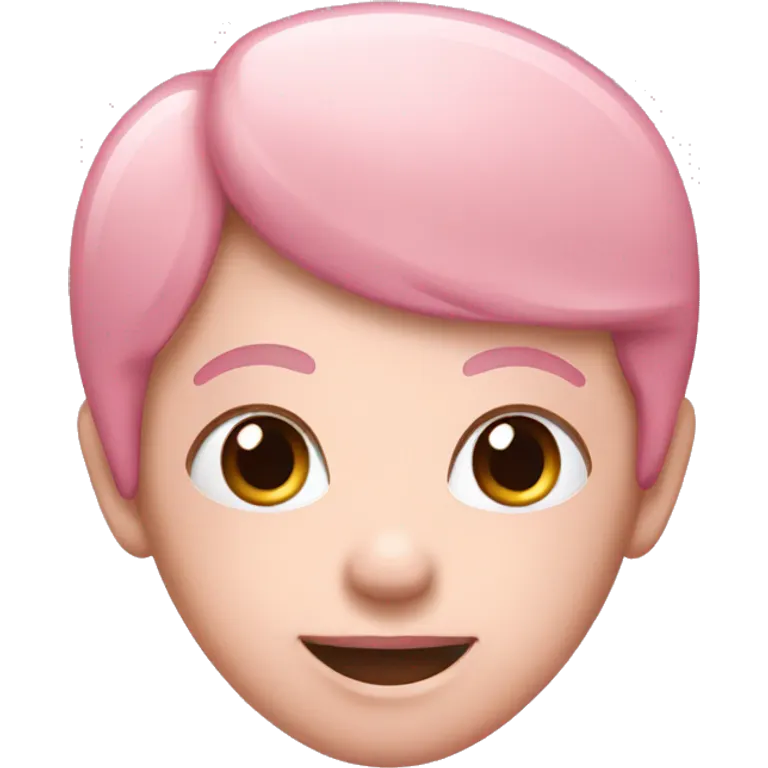 Heart in colour "bay pink" emoji