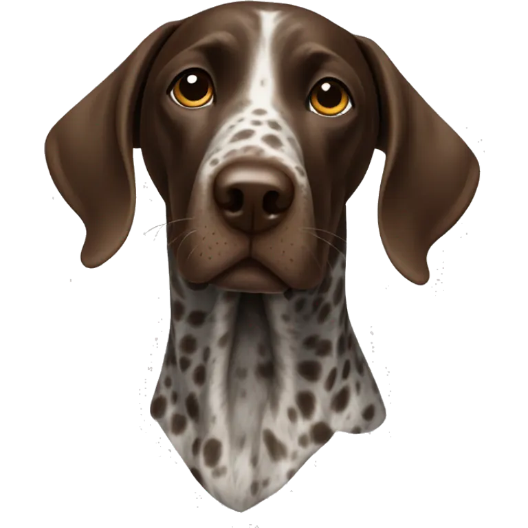 German shorthair dog emoji