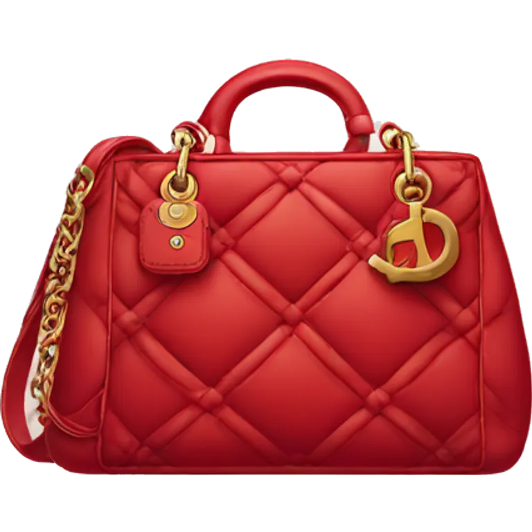 Red dior bag emoji