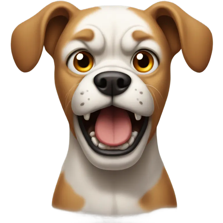 Angry dog emoji