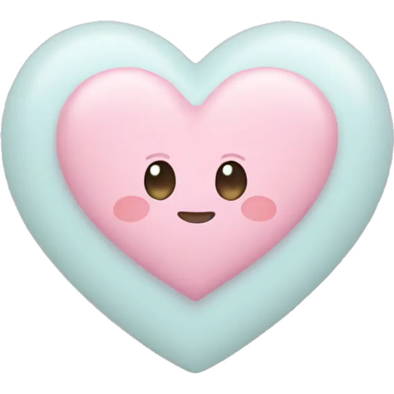 Pastel heart  emoji