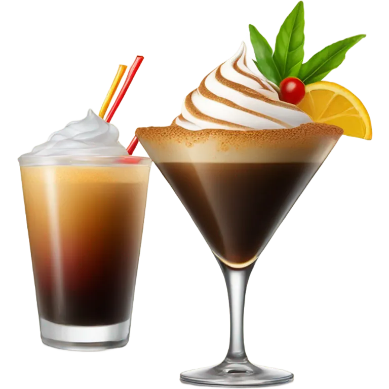 coffee and cocktails  emoji