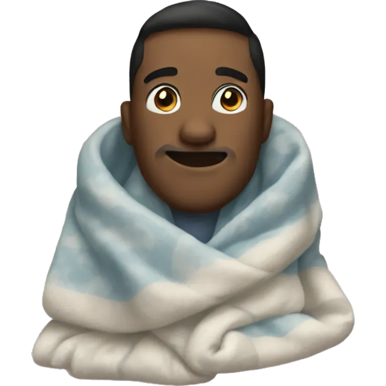 Cozy blanket emoji