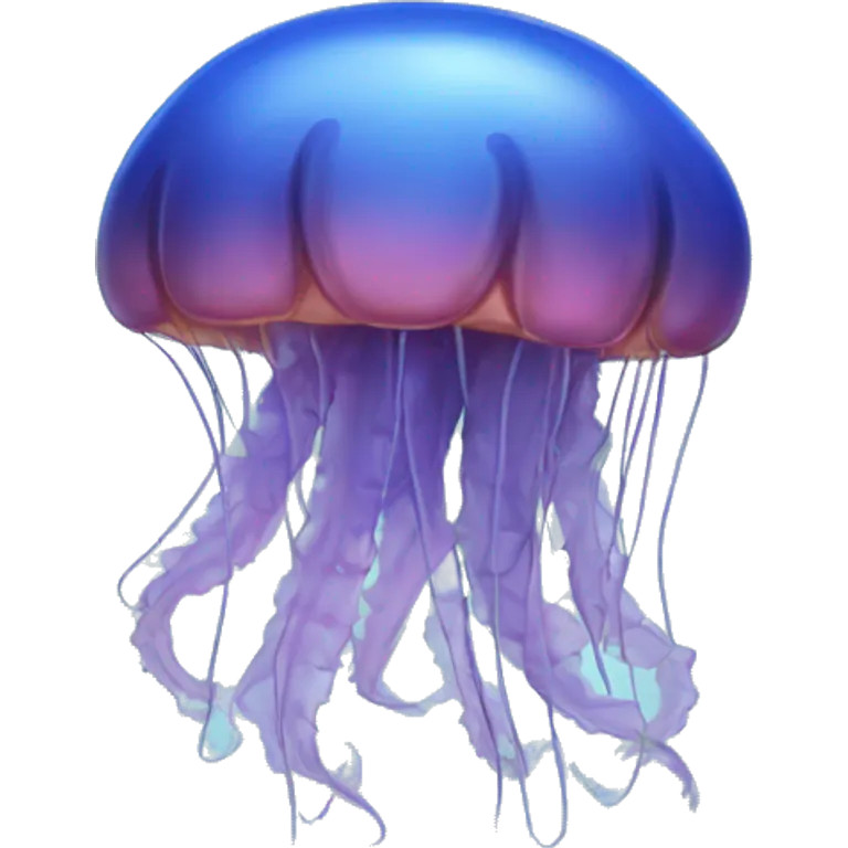 Jellyfish blue with lobster blue  emoji