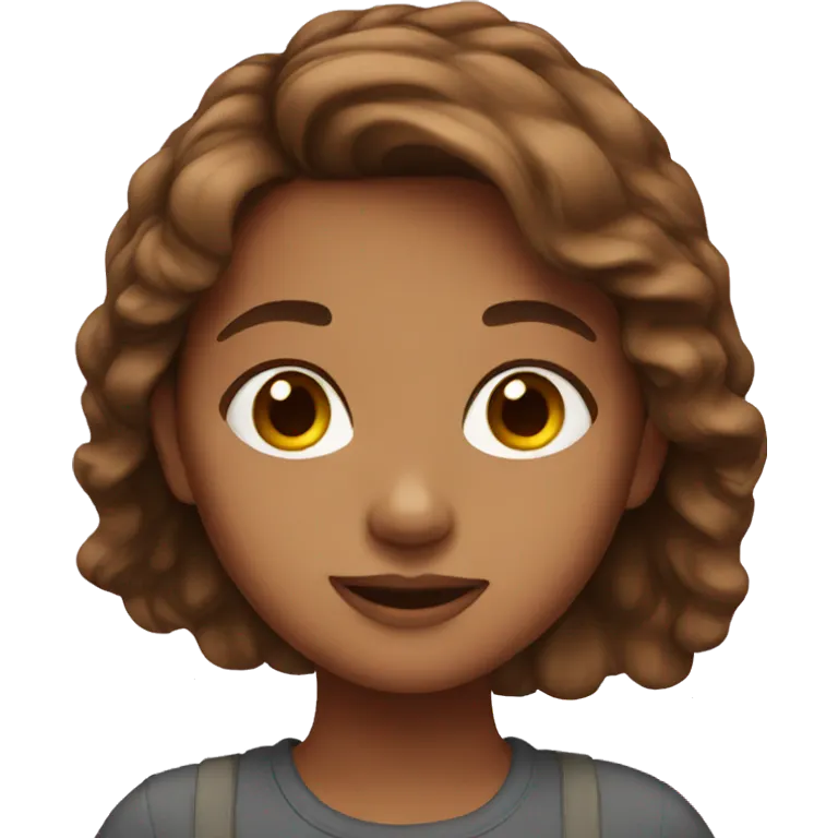 Brown Haired Girl  emoji