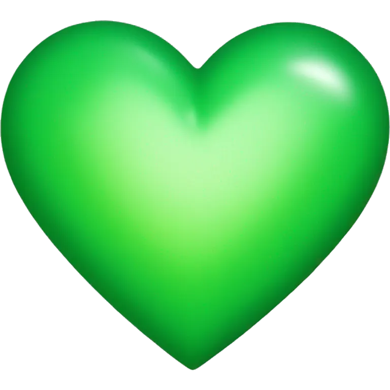 green heart emoji