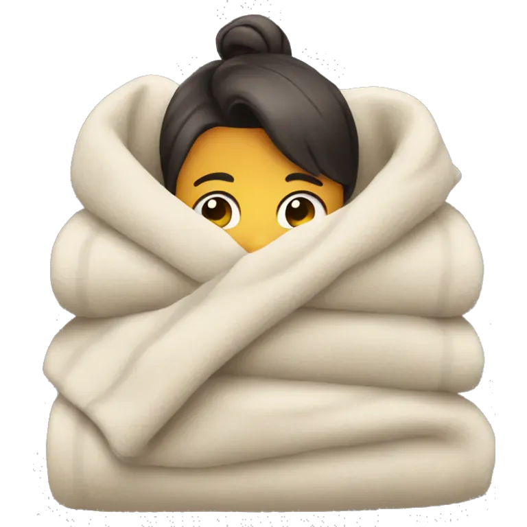 Cozy blanket emoji