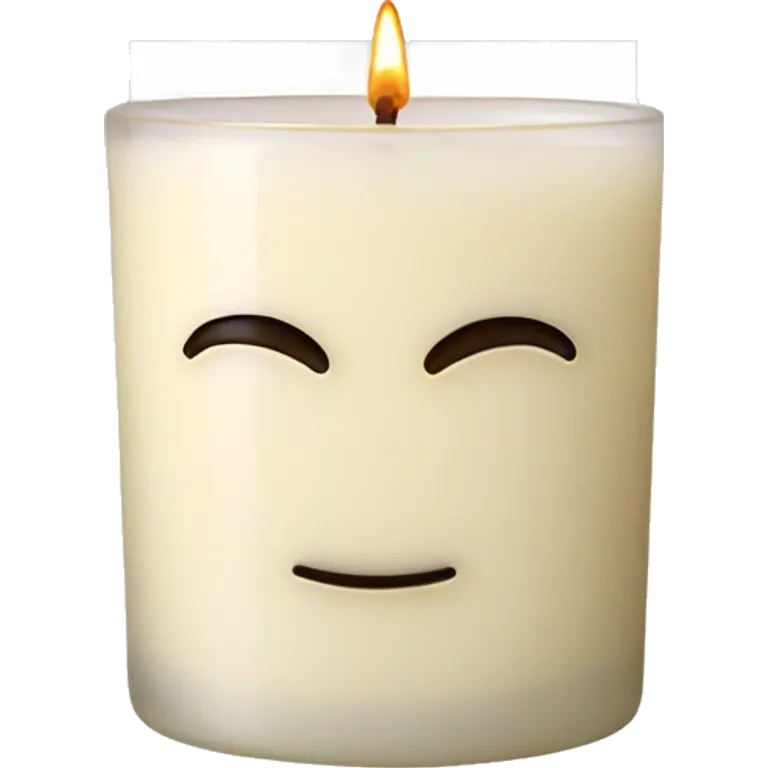 Bath and body works vanilla candle emoji