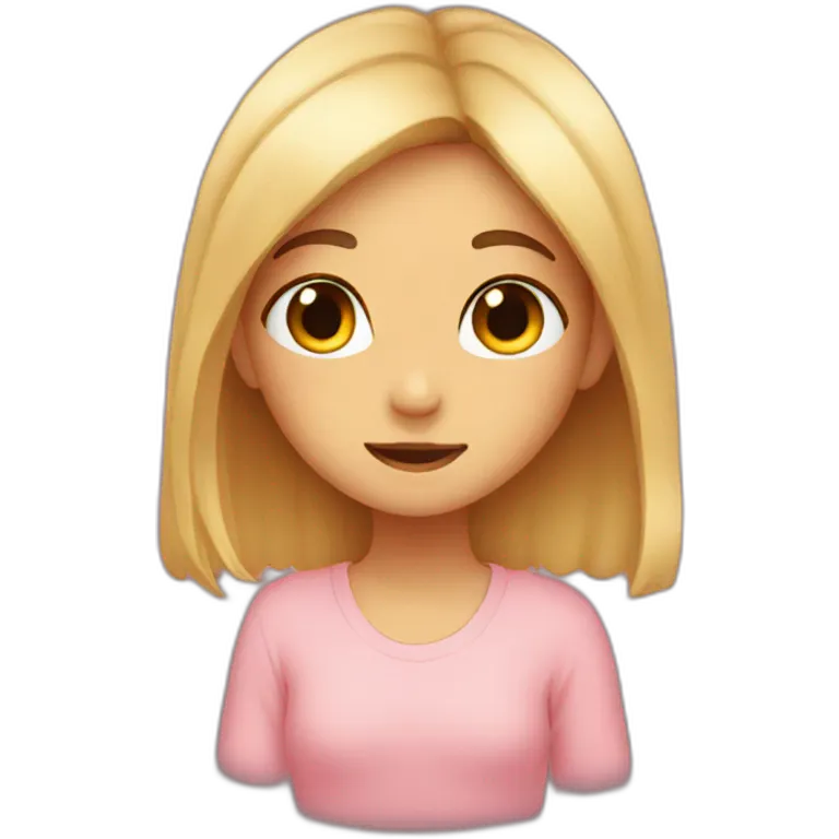 Shy blush emoji