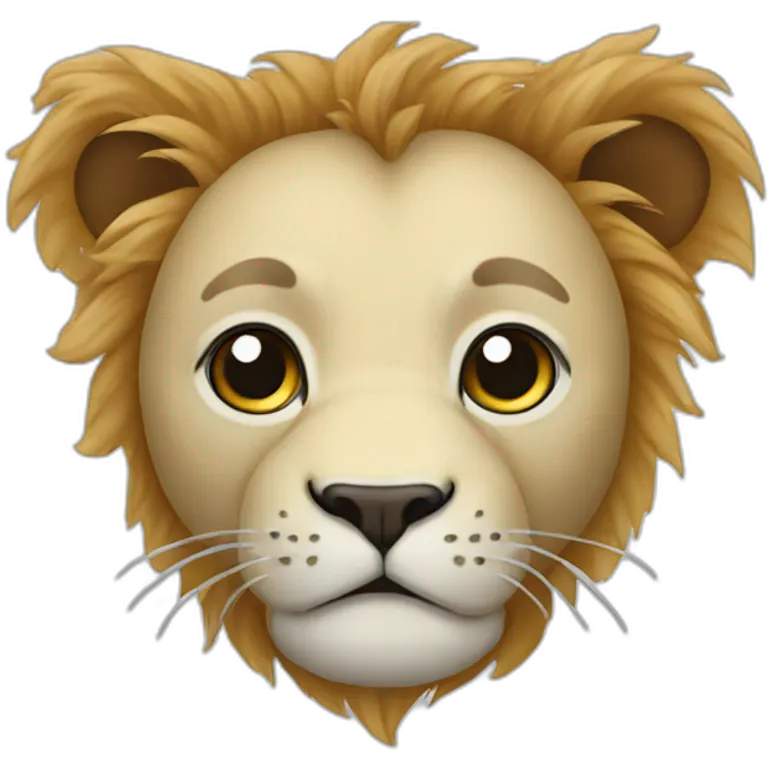 Diaper logo lion emoji