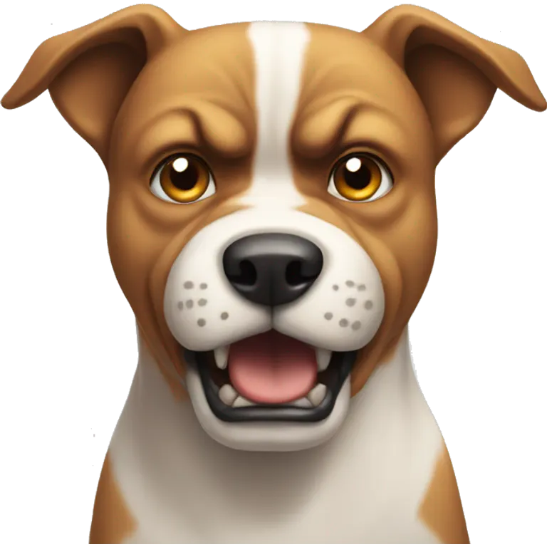Angry dog emoji