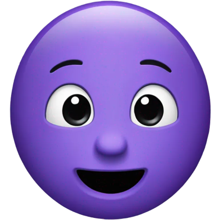 Moño morado emoji