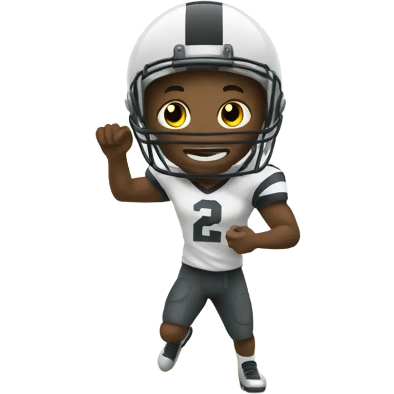 Playing football  emoji