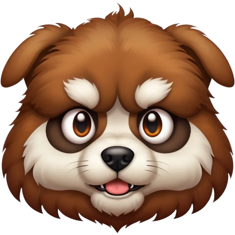 Evil puppy emoji