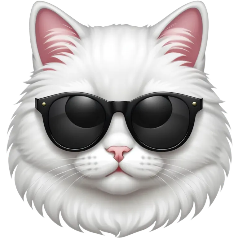 Cat wearing sunglasses emoji
