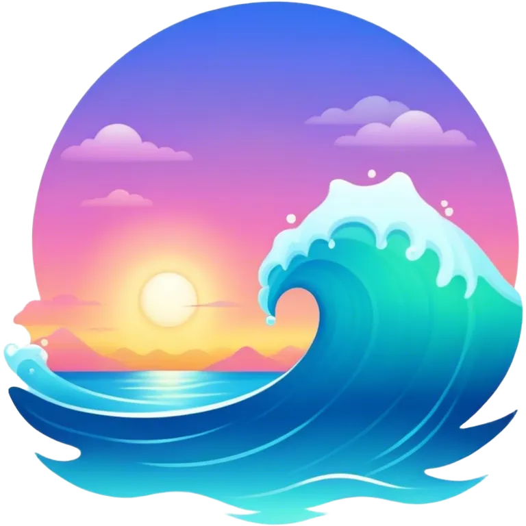 magical gradiant sea emoji