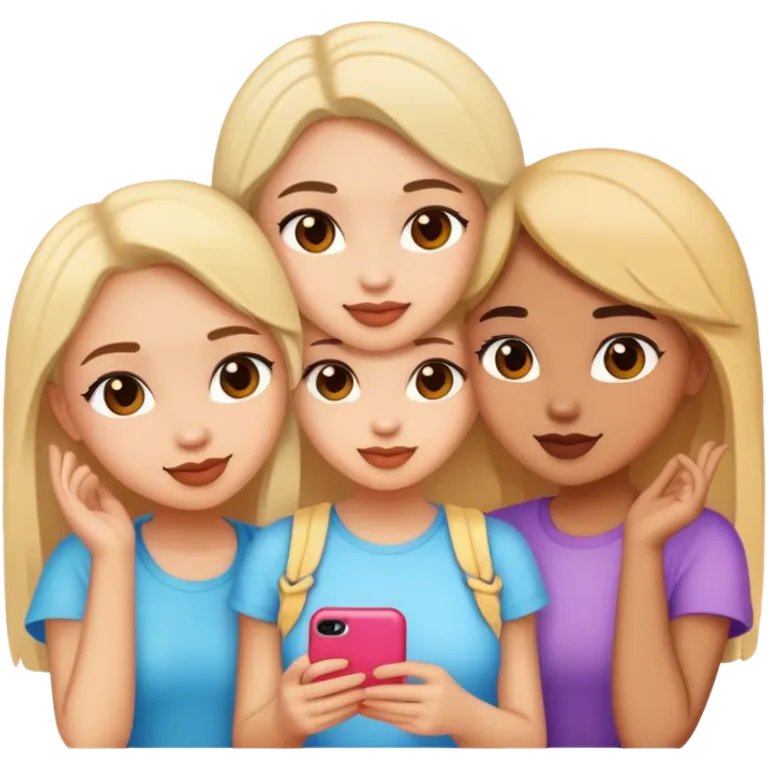 3 realistic girls who are best friends  emoji