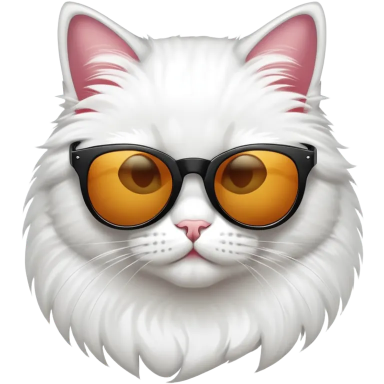 Cat wearing sunglasses emoji
